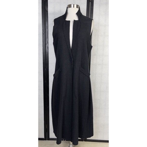 Eileen Fisher Women’s Wool Duster Coat Sleeveless Light Jacket. Size: XS/ - Picture 1 of 7